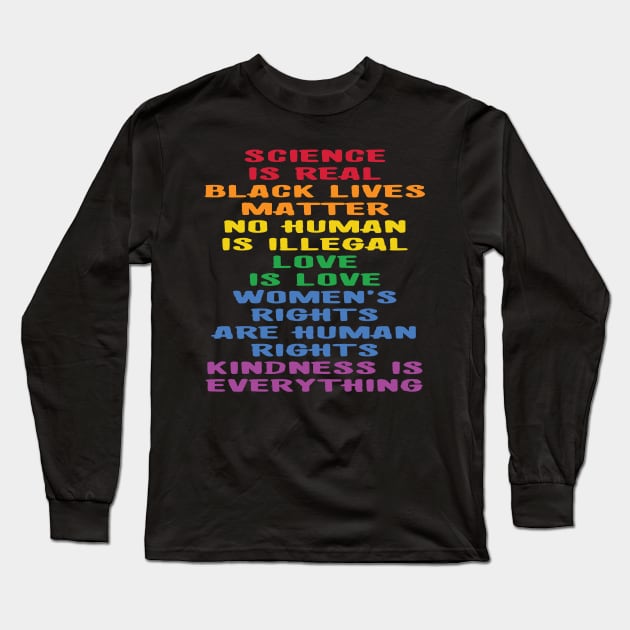 Black Lives Matter LGBT Pride Long Sleeve T-Shirt by MotivationTshirt